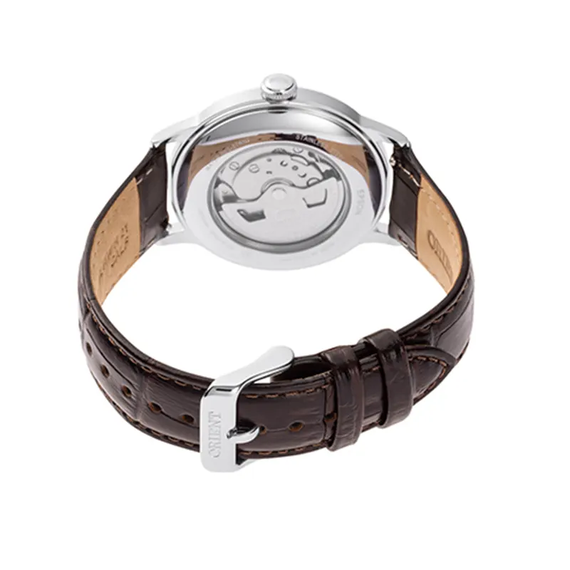 Orient Bambino Version II Dial Leather Men's Watch- RA-AC0026R